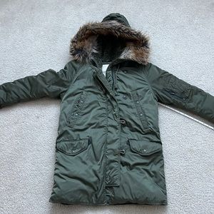 Ralph Lauren Denim & Supply Snorkel Parka Hooded Coat Size M